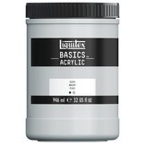 LQ BASICS 946ml jar - Silver