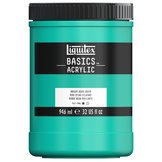 LQ BASICS 946ml jar - Bright Aqua Green